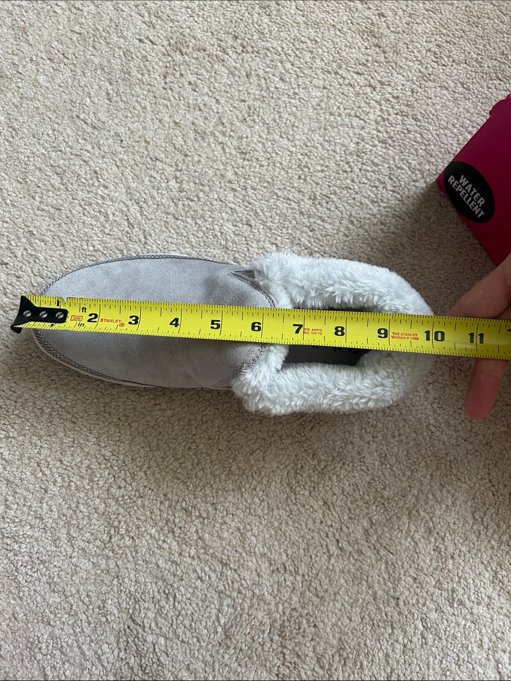 Cozy Slip-On Faux Fur Lined Shoes - Light Gray - Picture 6 of 8